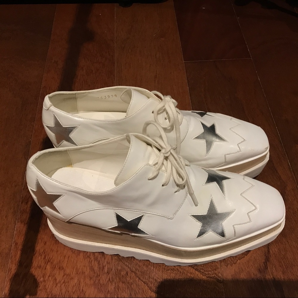 Stella McCartney White Stars Elyse shoes